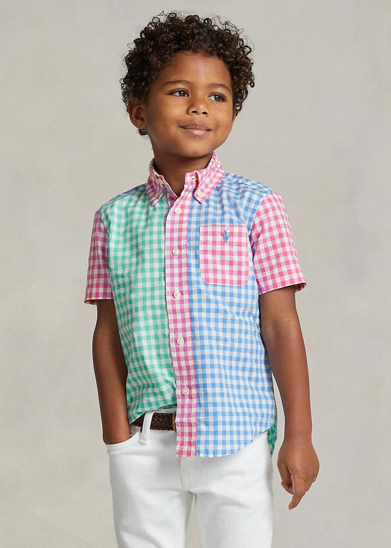 Camisas Ralph Lauren Niño 1.5-6 Años Poplin Short-Sleeve Fun Chile Multicolor KHYGO-6407